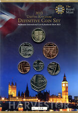 2013 Uk Definitive Coin Set - Melbourne International Coin Show Special Only 500