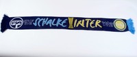 Schal  FC Schalke 04 -Inter Milano UEFA CUP Viertelfinale 1998 - Hochwertige 