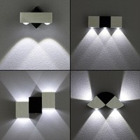 PREMIUM LED -50% Wandlampe Flurlampe Deckenleuchte Up-Down Effekt Kaltweiss DHL