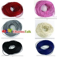 30m Lederband 2mm rund Rohöl Rindsleder Lederschnur Lederbänder Echtleder