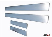 Chrom Einstiegsleisten mit Abkantung Edelstahl V2A 4-tlg  VW Golf VI 6 5-trg