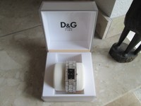 D&G Dolce&Gabbana Damen Armbanduhr C'EST CHIC BLACK DIAL 3719251037 Uhr silber 