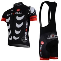 BNWT NEUE Castelli Tech Labord Fahrrad Trikot und Shorts set Rennrad tour