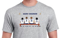 PERSONALISED FOOTBALL  T-SHIRT-PICK YOUR OWN GAME CHANGING PLAYERS - TEAMS S - Y
