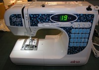 Nähmaschine Elna STAR Edition, LED, Einfädler, Nadelpositionierung. Knopfloch...