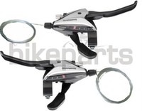 Schalthebel Bremshebel Shimano 21 Gang 3 / 7 fach silber rechts+links