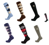 34 - PFIFF Reitstrumpf kariert Reitsocken Socken Strümpfe Karostrümpfe 100322 AV