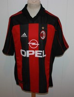 VINTAGE ADIDAS AC MAILAND MILAN Trikot 2000/2002, Gr. XXL 