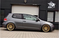 19 Zoll Ultra UA9 Storm Links + Rechts Gold ET45 VW Golf 5 6 7 R GTI R32 A3 S3