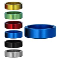 3x Alu Spacer Bunt Eloxiert Fahrrad Vorbau Distanz Ring 1 1/8 Zoll Steuersatz