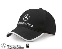 Mercedes Benz Baseball Cap Schirmmütze Mütze Basecap schwarz weiß Baumwolle