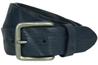 Alberto Ledergürtel Herren Gürtel Herrengürtel aus Leder LUXUS 4306-840-blau