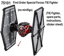 Lego Star Wars Ep. 7 NEW 75101 First Order Special Forces TIE Fighter no figs