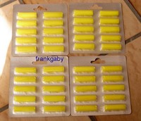 40 Duftstäbchen Duftsticks gelb - geeignet für Vorwerk Siemens Staubsauger
