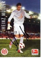 Heinz Müller FSV Mainz 05 2012/2013 handsignierte Autogrammkarte 12/13