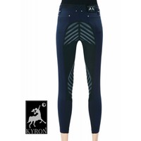 Kyron Voll-Kontakt Reithose Leder-Silikon-Vollbesatz