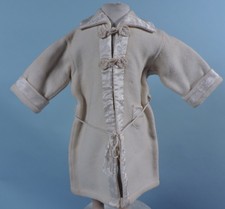 Victorian 19Th C Infants Robe W Figural Silk Edging