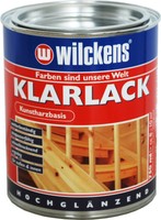 Wilckens Klarlack FARBLOS 750ml 2,5 Liter hochglänzend seidenglänzend Kunstharz
