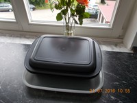 Tupperware Ultra 3,5L/1,75 grau neuwertig