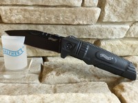 WALTHER Messer SCK SubCompanionKnife Einhand-Klappmesser mit Nylon-Holster
