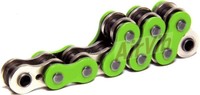 Motorradkette Antriebskette Kette grün Enuma 530 MVXZ-2 108 Glieder + Schloss