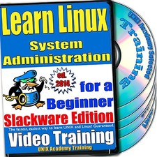 Learn Linux System Administration, 4-Disc Video Training Slackware Set