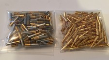 Deutsch DT Series Solid Terminal Socket & Pin Set 12-14 AWG Gold 100 each pack