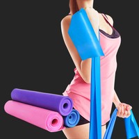 1.5mm Elastic Yoga Pilates Gummi Stretch-Band-Widerstand-Übungs-Eignung-Band