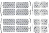 Misch-Set 16 Elektroden für TENS & EMS, Universal-Vorratspack 100x50mm & 50x50mm