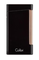 COLIBRI Feuerzeug Voyager II 2 Jetflammen schwarz rose Höhentauglichkeit 3.048 m