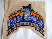 Hamburger Blue Devils  Aufkleber Groß  Neu  siehe auch Fotos