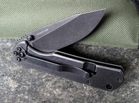 Messer Vollmetall Sanrenmu 710 Black-washed 7010 LUY-SHF Schwarz 8Cr13MoV Stahl