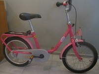 Puky Kinderfahrrad 16 Zoll, rosa