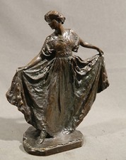 Bronze Sculpture of Woman - Bessie Potter Vonnoh (AMERICAN, 1872-1955)