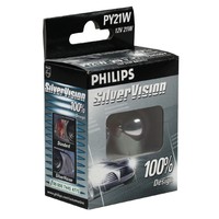 Philips PY21W Silver Vision Silvervision Blinker Rückleuchten 2er Set