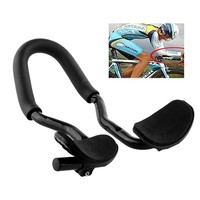 Fahrrad MTB Lenkerhalterung Fahrradlenker Triathlonlenker Lenkeraufsatz schwarz