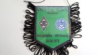 Wimpel Pennant Fanion  Borussia Monchengladbach - MSV Duisburg UEFA 1978/79