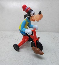 Vtg 1977 Gabriel Walt Disney Production Goofy Riding a Tricycle Push Toy 5" tall