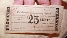 Aquaduct Association of the Catskills 25 Cents 1816 Fractional Us Currency #163