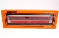 Bemo 3258 Personenwagen B 2458 der RhB, Spur H0m - Unbespielt+OVP "Ci12