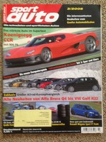 Sport Auto SPA Heft 03/2006 Koenigsegg im Supertest Allrad-Konzeptvergleich
