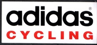 RADSPORT AUFKLEBER / DECAL "ADIDAS CYCLING" (1)