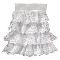 Spitzenjabot weiß - Venedig - Barock - Pirat -