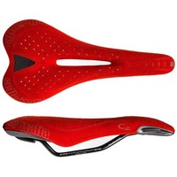 Selle Italia C2 Gel-Flow Nubuk Rot (S2)