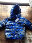 New Gymboree Blue Camo Bubble Coat Winter Jacket Baby Toddler Boy 12- 24 Mo NWT
