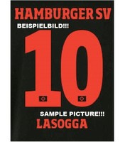 Original HSV Hamburger SV Wunsch-Flock für adidas Away Black Trikot 2014-2015