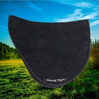 Equitex Satteldecke Treless, Satteldecke Equitex für baumlose Sättel, schwarz
