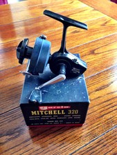 Vintage Garcia Mitchell 320 Spinning Reel In Box Good Condition
