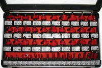 50 HM Fräser Oberfräser Schaft 8 mm im Alukoffer Fräsersatz Fräserset