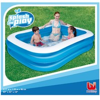 Bestway Family Pool Familienpool Rechteckpool Planschbecken breite Wände
